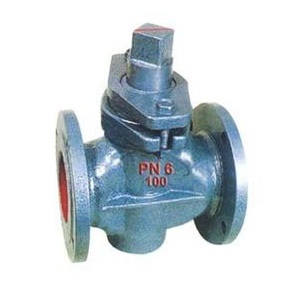 X43W two way cast iron plug valve